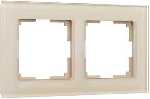 Рамка универсальная Werkel Favorit 2-м. стекло шампань фото Рамка универсальная Werkel Favorit 2-м. стекло шампань картинка